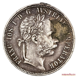 FLORÍN AUSTRIACO DE PLATA ACUÑADO EN EL AÑO 1890
