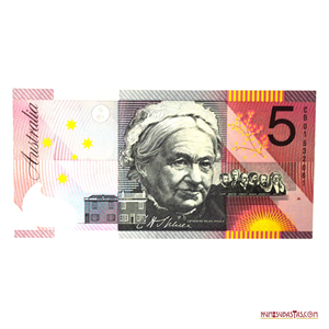 BILLETE DE POLÍMERO DE 5$ DE AUSTRALIA DEL AÑO 2001, ESCASO