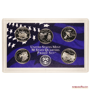PROOF SET CON LOS ¼$ DEL AÑO 2002
