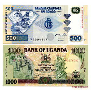 DOS BILLETES AFRICANOS EN ALTO GRADO DE CONSERVACIÓN