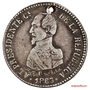 PROCLAMA DE 2 SOLES DE 1863, COCHABAMBA AL PRESIDENTE ACHÁ