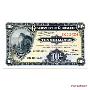 10 SHILLINGS DE GIBRALTAR 2018 CONMEMORATIVOS