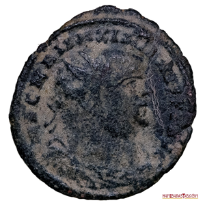 ANTONIANO DE MAXIMIANO COMO AUGUSTO, ACUÑADO EN ALEJANDRÍA (EGIPTO) 305-307DC