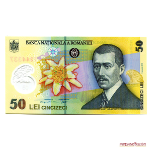 BILLETE DE POLÍMERO DE 50 LEI DE RUMANIA 2018 EN ALTO GRADO DE CONSERVACIÓN
