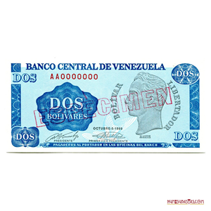 ESPECIMEN DEL TINOQUITO DE 2BS DE OCTUBRE-5-1989