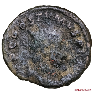 ANTONINIANO DEL IMPERIO GALO ROMANO ACUÑADO BAJO PÓSTUMO ENTRE EL 260 Y 268DC