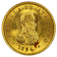 MEDALLA DE ORO DEL CENTENARIO DE LA BATALLA DE AYACUCHO, 1924