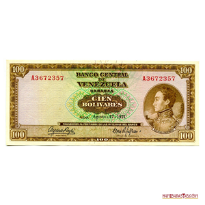 HERMOSO 100BS DE AGOSTO – 17 – 1971 A7 EN ALTO GRADO DE CONSERVACIÓN