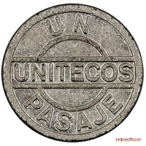 FICHA DE UN UNITECO, PASAJE DE CARACAS