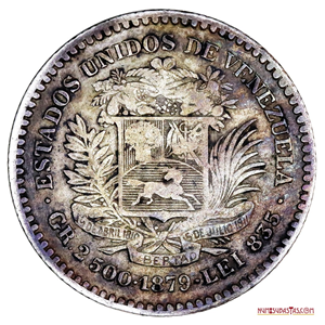 RARO REAL O 50CTS DE 1879 EN BUEN ESTADO DE CONSERVACIÓN