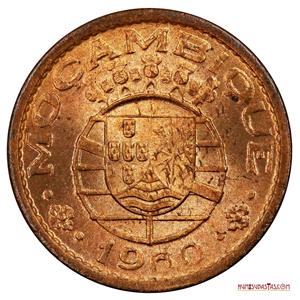 SOBERBIO 10 CENTAVOS COLONIAL DE MOZAMBIQUE EN ALTO GRADO DE CONSERVACIÓN