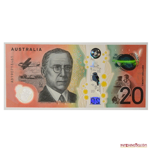 BILLETE DE POLÍMERO DE 20$ DE AUSTRALIA DEL AÑO 2019