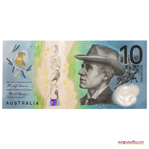 BILLETE DE POLÍMERO DE 10$ DE AUSTRALIA AÑO 2017 EN ALTO GRADO