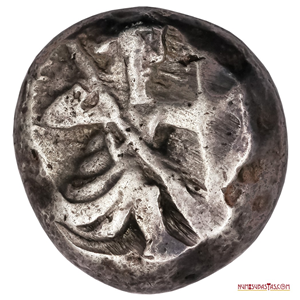 SHEKEL DEL IMPERIO AQUEMÉNIDA (PERSIA), CIRCA 485 – 420 ANTES DE CRISTO