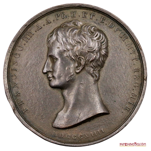 ITALIA, MÓDENA, 1814, RETORNO AL TRONO DEL DUQUE FRANCISCO IV