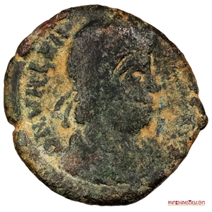 BRONCE DEL EMPERADOR VALENTINIANO I ACUÑADO ENTRE EL 367 Y EL 375 DC