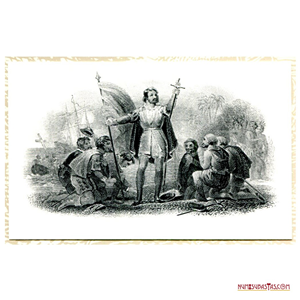 VIÑETA ORIGINAL DE CRISTOBAL COLÓN DE LA AMERICAN BANK NOTE COMPANY