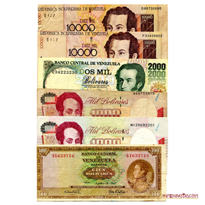 LOTE DE 6 BILLETES CON ERRORES