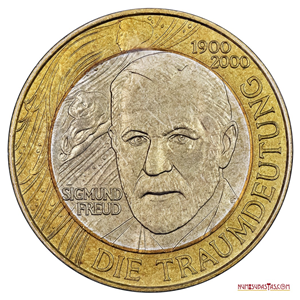 50SCHILLLING CONMEMORATIVOS DEL CENTENARIO DE LA MUERTE DE SGMUN FREUD