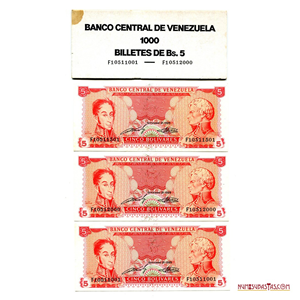 JUEGO DE CAPICÚA, 1ER, ÚLTIMO BILLETE Y TAPA DEL BLOQUE, 5BS DE 1989, F8