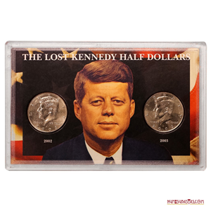 SET CON LOS ½$ KENNEDY 2002 D Y 2003 D, NUNCA PUESTOS EN CIRCULACIÓN