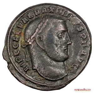 FOLLIS DEL EMPERADOR MAXIMINO II ACUÑADO EN ANTIOQUIA ENTRE EL 310-311DC