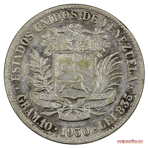 DIFÍCIL 2BS DE PLATA ACUÑADO EN EL AÑO 1930