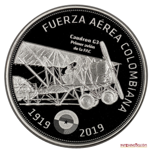 10.000 PESOS, 2019, FUERZA AÉREA DE COLOMBIA