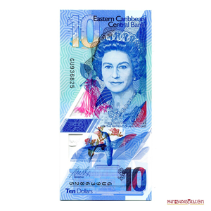 10$ DE POLÍMERO, DEL  BANCO DEL CARIBE ORIENTAL