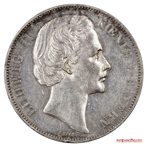THALER BÁVARO DE 1871 CONMEMORATIVO DE LA VICTORIA SOBRE FRANCIA