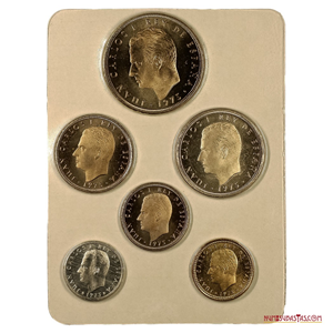 PRUEBAS NUMISMÁTICAS DE LAS PESETAS ESTRELLAS 19-76