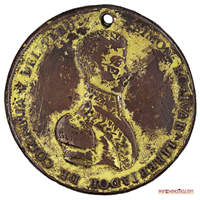 MEDALLA "POTOSÍ MANIFIESTA SU GRATITUD AL GENIO DE LA LIBERTAD SIMÓN BOLÍVAR, LIBERTADOR DE COLOMBIA Y PERÚ", 1825