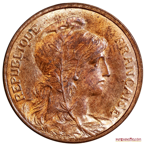 SOBERBIO 5 CENTIMES 1916 ART DÉCO EN ALTO GRADO DE CONSERVACIÓN, ESCASO ASÍ