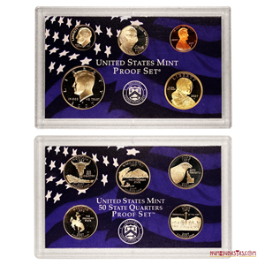 PROOF SET DE USA 2007 CON 10 PIEZAS