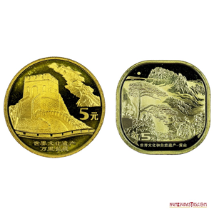 HERMOSAS MONEDAS DE 5 YUAN PROOFLIKE DEL 2002 Y EL 2022