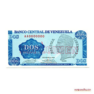 ESPECIMEN DEL TINOQUITO DE 2BS DE OCTUBRE-5-1989