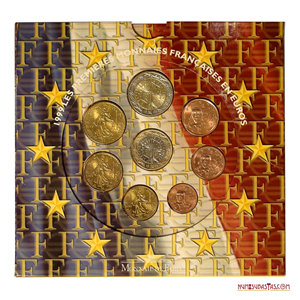 MINT SET DE LOS PRIMEROS EUROS DE FRANCIA AÑO 1999
