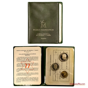 SET DE PRUEBAS NUMISMÁTICAS ESPAÑOLAS DE 1977