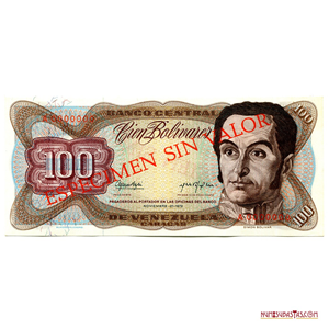 ESPECIMEN SIN VALOR DE 100BS DE NOVIEMBRE-21-1972, A7