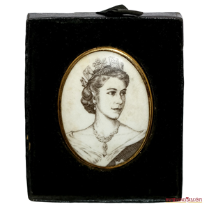 CAMAFEO CONMEMORATIVO DE LA CORONACIÓN DE ISABEL II 1953