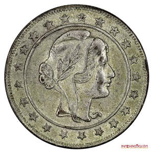 2.000 REIS DE PLATA DE BRASIL DE 1927