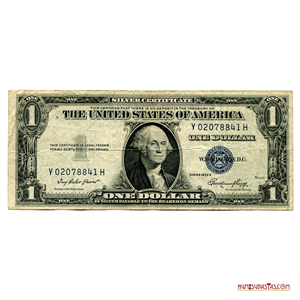 CERTIFICADO DE PLATA DE 1$ CON FECHA 1935E