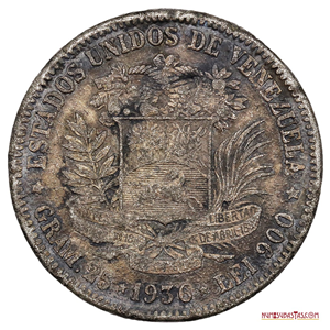 FALSIFICACIÓN DE ÉPOCA DE UN FUERTE O 5BS DEL AÑO 1936