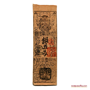 HANTSATSU DE 1 MOMME DE PLATA JAPONES DE MEDIADOS DEL SIGLO XVIII